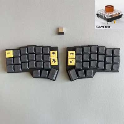 CHOC Corne V4.1 Split Mechanical Keyboard Wireless Hot-Swap VIAL Low Profile - Image 1 of 4