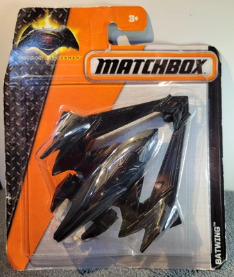 2015 Matchbox Batman VS. Superman Batwing DC Comics Sky Busters Black - Image 1 of 2