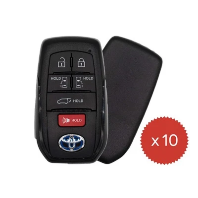 10x Used Key Fob Remote for 2021 2022 2023 2024 2025 Toyota Sienna (HYQ14FBX) - Image 1 of 4