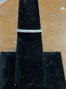 10k White Gold Ring #109341-2 MGC - Picture 1 of 4