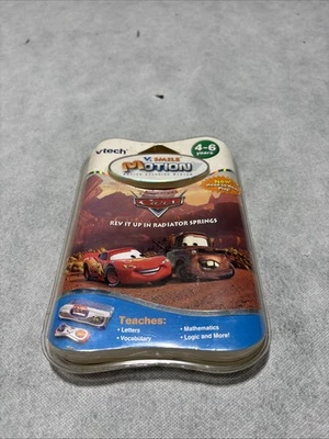 VTech V Smile Motion Disney Pixar Cars Rev It up In Radiator Springs Game Teach - Image 1 of 3