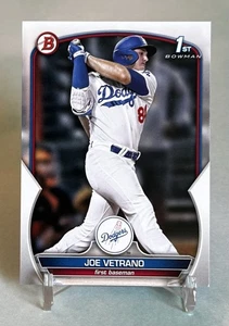Joe Vetrano 2023 Bowman Draft 1st #BD-91 Los Angeles Dodgers - Picture 1 of 3
