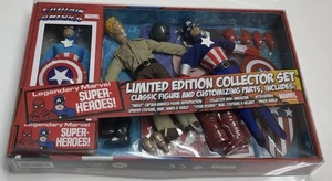 Diamond Select Marvel CAPTAIN AMERICA 8" Retro Mego-style Action Figure Set NEW - Picture 1 of 3