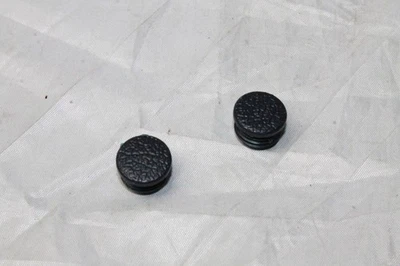 Volvo 240 242 244 245 Interior Puerta Agarre Manija Par de Tapas Perno Cubierta Azul OEM Foto 1 de 3