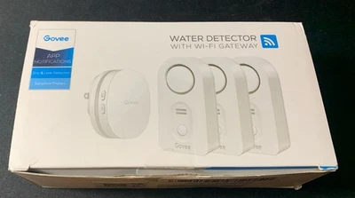 Govee Water Detector 3 Pack with RF Wi-Fi Gateway B5040101 -2 / H5054 + H5040 - Image 1 of 4