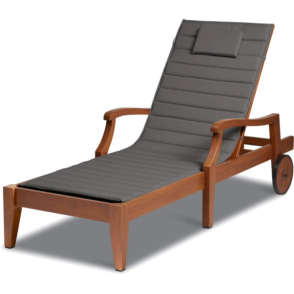 Water-Resistant Patio Lounge Cushion 80x26 Inch Foam Indoor Outdoor - Image 1 of 4