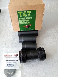Wheels Manufacturing T47 Bottom Bracket Outboard 24mm BB For Shimano Cranks z607 - Picture 1 of 6