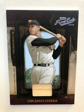 2008 Playoff Prime Cuts ORLANDO CEPEDA Game Used Bat Relic /99 HOF 