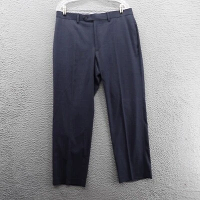 NWT Ralph Lauren Straight Leg Comfort Flex Pant 34x30 Blue Plaid Mens Flat Front - Image 1 of 4