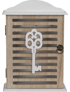 Schlüsselkasten Holz Retro Schlüsselbrett Schlüsselschrank Schlüsselbox Key NEU - Picture 1 of 4