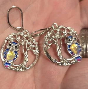 Pretty Owl Earrings - Picture 1 of 3