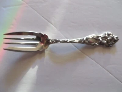 Lily by Watson Sterling Silver individual Salad Fork 6"  36 grams - Image 1 of 4