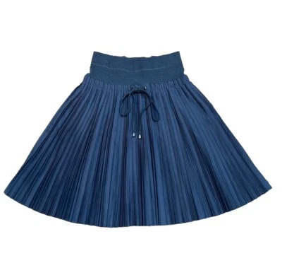 Gunex Career Pleated Skirt Size 6 Wool Blend Gray Preppy Pull On Knee Length EUC - Image 1 of 4