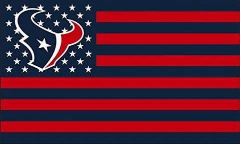 Houston Texans Americana Logo Flag 3x5- With Grommets Football NFL Cover
