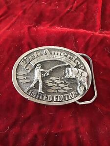 The Great American Buckle Co. Novelty Belt Buckle Made In USA Fish America Limit
