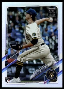 2021 TOPPS UPDATE SILVER FOIL Patrick Weigel Rookie Milwaukee Brewers #US31 - Picture 1 of 2