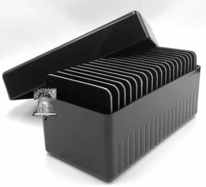 Air-tite Storage Box + 20 Coin Holder Velvet Card Case + Model A Capsule WHITE - Picture 1 of 12