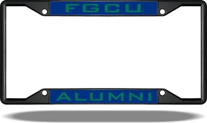 Marco de matrícula negro Florida Gulf Coast FGCU EXUMNI - Imagen 1 de 1