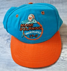 Vintage NFL Throwbacks Miami Dolphins Perfect Season Undefeated 17-0 Cap - Bild 1 von 3