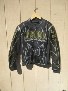 RUSH DEAL Womens motorcycle jacket textile/vinyl - Bild 1 von 3