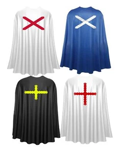 United Kingdom 4 Nations Patriotic Sports Supporters Fancy Dress Cape - Picture 1 of 5