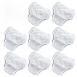 8Pack TPU Diaper Cover Unisex Incontinence Pants Waterproof Frosted Reusable - Picture 1 of 18