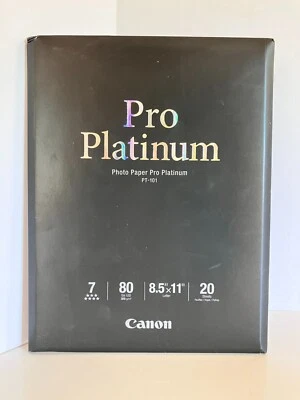 Фотобумага глянцевая Canon Pro платиновая (8,5x11»), 20 листов #2768B022 - Изображение 1 из 2