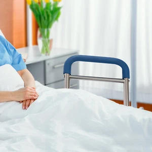 Bed Safety Rails Handrail Grab Bar Bedside Handrail for Elderly Assist Rail - Picture 1 of 14