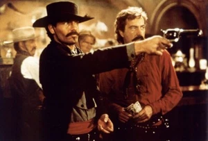 Tombstone Movie Johnny Ringo and Curly Bill in Oriental Saloon   8" x 10"  Photo - Picture 1 of 1