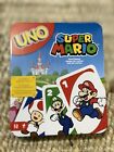 UNO Super Mario Card Game in Storage Tin Video Game-Themed Deck & Special Rules