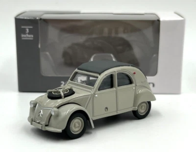 Citroën 2CV 4x4 Sahara 1962 grigio rosa 1/64 3 pollici norev scatola di carto... - Immagine 1 di 3
