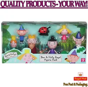 Ben And Holly Little Kingdom 7 Figure Pack-King+Queen Thistle, Gaston, Elf, Plum - Picture 1 of 4