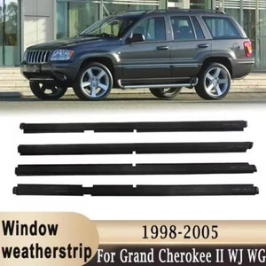 For Jeep Cherokee Sealing Strips Window Sweep Front B8E2 Windproof & Rear J0D2 - Picture 1 of 11