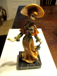 Genuine Fontanini Italy Colonial Lady & Parasol Figurine Modello Depositato MCM - Picture 1 of 10
