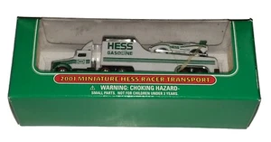  2001 Miniatur HESS Gasoline Corporation Truck Racer Rennwagen Transportwagen - Bild 1 von 17