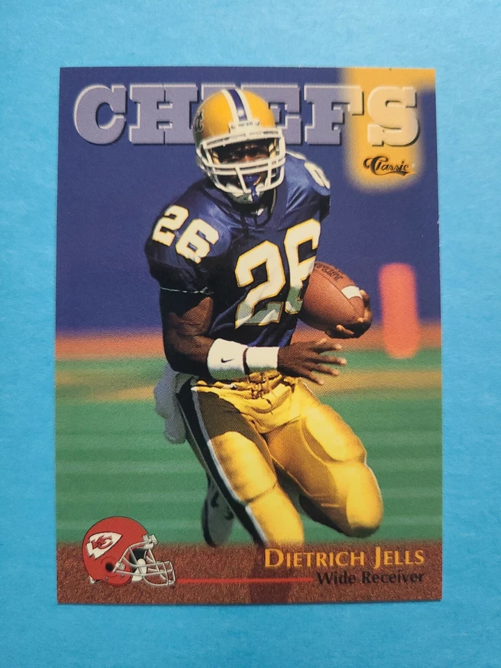 DIETRICH JELLS 1996 CLASSIC FOOTBALL CARD # 28 F0515 - Image 1 of 1