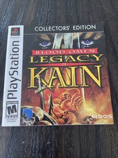 Playstation 1 PS1 Manual Only Blood Omen Legacy Of Kain Collectors Edition