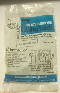 ESP - 1 3/8” Multi-Purpose Utility Lock for 3/4" Hole - ULR 1375 - NEW - Picture 1 of 3