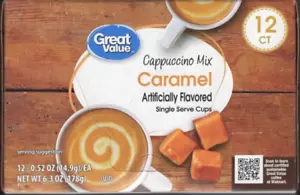Great Value Caramel Cappuccino Mix K-Cup Pods 12-Count - Picture 1 of 1