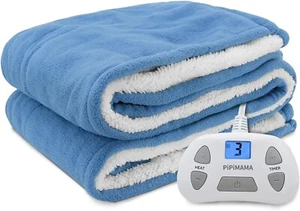 Electric Blanket 100x90 Inch King Size Dual Control Washable Clearance New - Picture 1 of 6