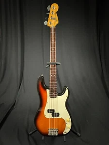 Fender Precision Bass (Made in Mexico) w/ New Gator Gig Bag - Sunburst - Picture 1 of 15