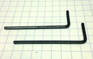 ZWEI 5/32" - KURZARM - SECHSKANTSCHLÜSSEL (INBUSSCHLÜSSEL) / LEGIERTER STAHL ZOLL / SAE USA - Bild 1 von 1
