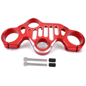 Top Triple Clamp Upper Fork Holder Panel For Aprilia RSV4 1100R 2021-2023 Red - Imagen 1 de 12