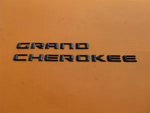 14 15 16 17 18 19 20 JEEP GRAND CHEROKEE BLACK (1) EMBLEM LOGO BADGE SIGN A46442 - Picture 1 of 5