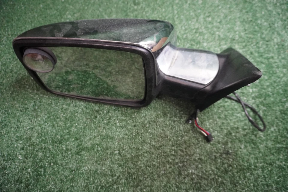 Espejo retrovisor cromado izquierdo Dodge Ram 1500 2013 2014 lado del conductor OEM 68147863AG Foto 1 de 4