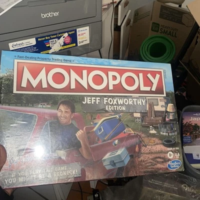 Monopoly Jeff Foxworthy Edition Board Game Hasbro Parker Brothers 2020 Complete - Image 1 of 3