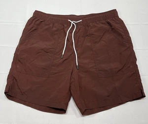 KATIN Trails Nylon Shorts Drawstring 7" Outdoor Hiking Rum Mens Large - Picture 1 of 9