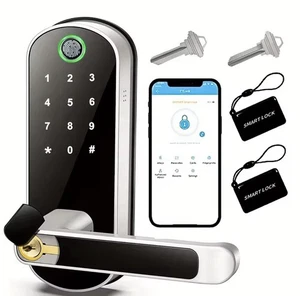 Serratura Smart Intelligente WIFI FINGERPRINT Door Look Touchscreen Keyless - Imagen 1 de 12