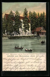 Künstler-AK Mummelsee, Gasthaus mit Bootsverleih 1903 - Picture 1 of 2