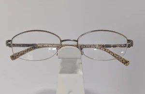COACH "FAYE" TAUPE 51-18-135 Eyeglass/Sunglass Oval Full Rim Frames Only - Picture 1 of 8